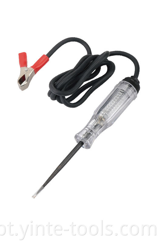 High Strength Transparent Body Dc 6 24v Automatic Test Pen Circuit Tester Voltage Test Pen Jpg